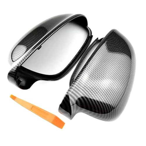 Couvercle rétroviseur carbone look sport haut de gamme pour coque de rechange Sharan Jetta Golf 5
