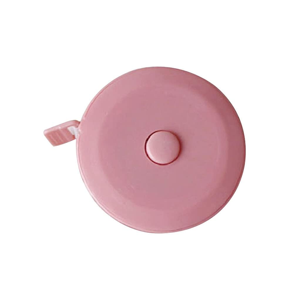 150Cm/ 60" Tape Pink Measures Portable Retractable Ruler Height Centimeter Inch Roll Tape Measuring Meter, Lightweight and Durable, Portable Long Measuring Tape for Construction,Surveying,Landscaping