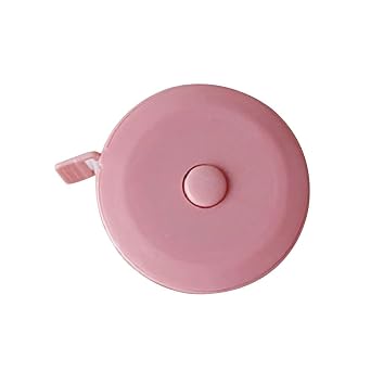 150Cm/ 60" Tape Pink Measures Portable Retractable Ruler Height Centimeter Inch Roll Tape Measuring Meter, Lightweight and Durable, Portable Long Measuring Tape for Construction,Surveying,Landscaping