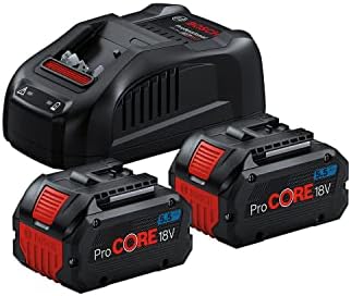 Bosch Professional 18V System zestaw startowy akumulatorów (2x akumulatory ProCORE18V 8.0Ah + szybka ładowarka GAL 18V-160 C + moduł Connectivity GCY 42, opakowanie kartonowe)