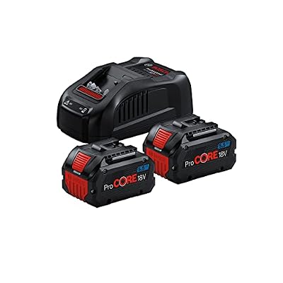 Bosch Professional Pack 2 Batteries BOSCH ProCORE18V 5,5Ah Professional + Chargeur GAL 1880 CV Professional