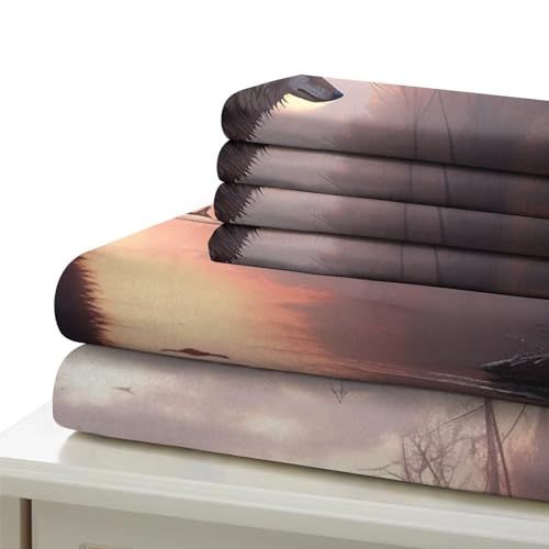Housse de couette loup en microfibre de qualité supérieure 3D