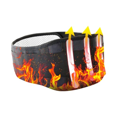 Turmalina Faja Termica Cinturon,Faja Térmica LumbarSoporte De Cinturón De Turmalina Magnética con 3 Soportes,Terapia Magnética Auto calefacción Faja Lumbar,Cinturón de turmalina y magnetoterapia (L)