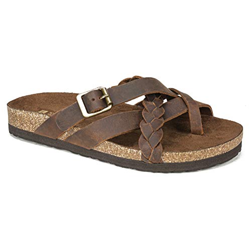 Image of White Mountain Women's Harrington Braided Footbed Sandal