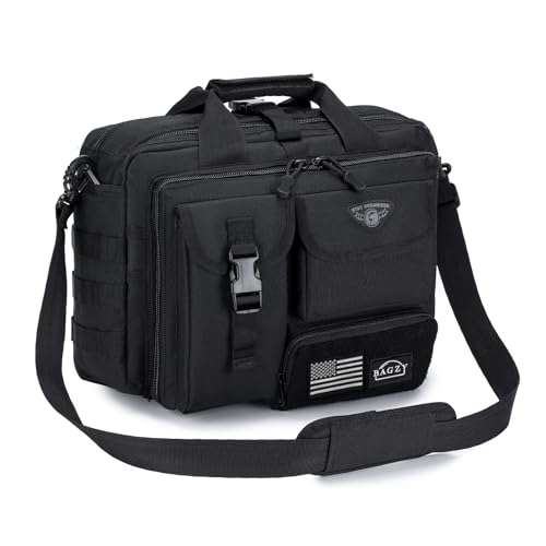 BAGZY Multifunctional Tactical Briefcase Black