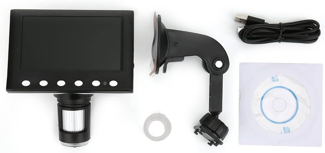 XuuSHA Kit de Accesorios para microscopio cámara de prepa DM7 4.3 Pulgada 1080P MOMPUROS MULTIVOS MOTICOS MOMBRESCUPO Digital Ajuste Ajustable Accesorios para microscopios