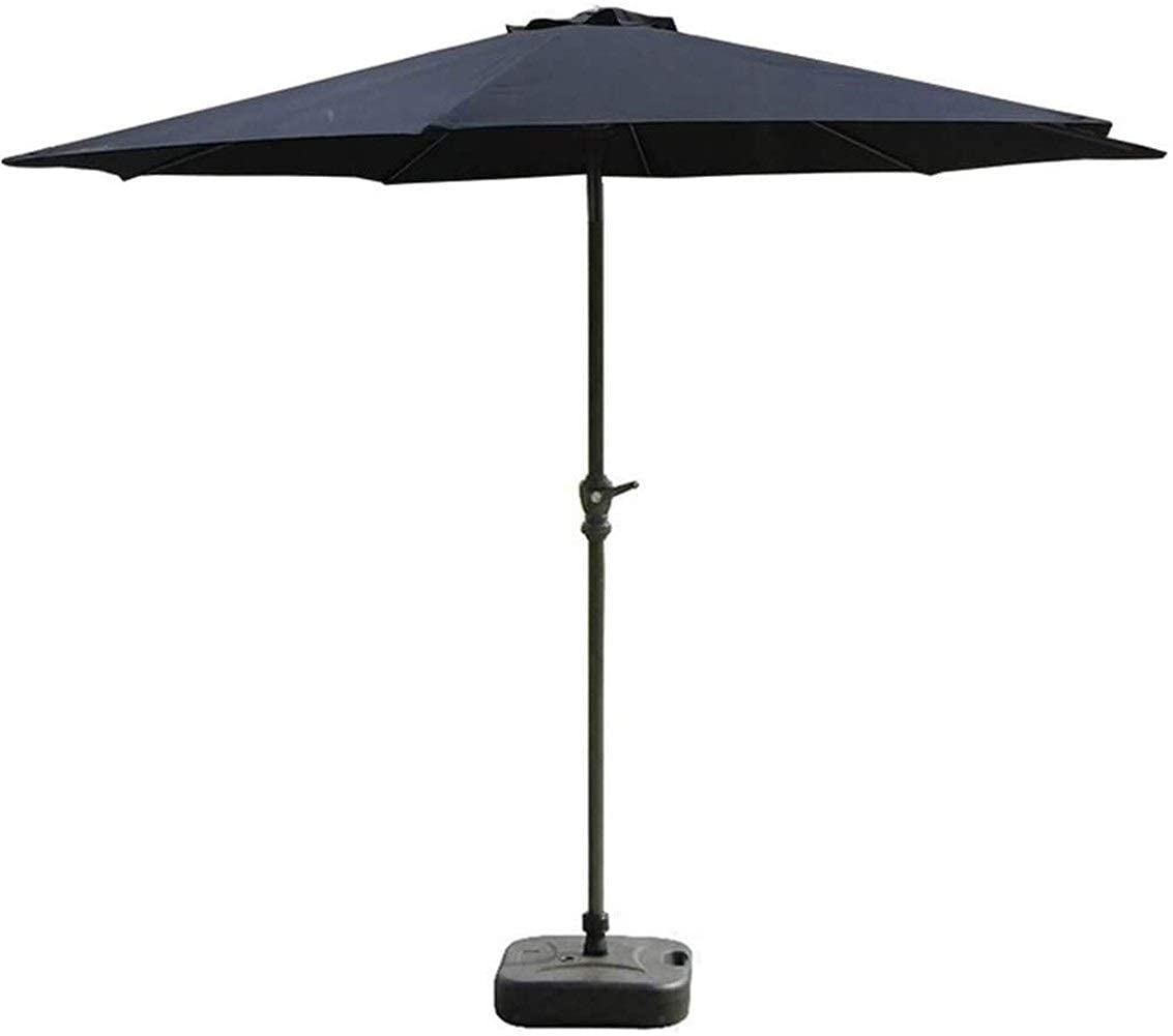 WDSOPK Garden Cantilever Parasol, Outdoor Garden Umbrella Umbrella 2.7M Black Patio Umbrella - Crank & Tilt Umbrellas for Outdoor, Garden, Patio, Deck or Pool Side