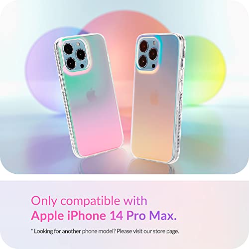 Lonli Hue - For Iphone 14 Pro Max - Fluorescent Iridescent Matte Phone Case - Just In Case Series #TOP1