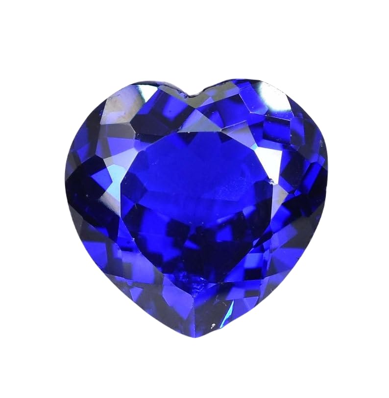 Tanzanite naturelle cœur certifiée dimensions 14mm pour bague artisanale