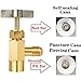R134A Can Tap Valve Kit-A/C Freon Can Tap Set with Tank Adapter, LH R1234yf Adapter,R134a Adapter Compitible with Self Sealing and Puncture Style Cans ,for Car Air Condition Refrigerant Systems (5)