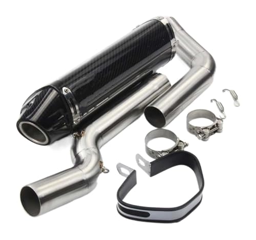 Silencieux intermédiaire en fibre de carbone avec DB Killer pour ligne CBR600