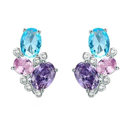 Bijoux géométriques en zircon coloré 100% haute brillance