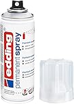 edding 5200 permanent spray clear lacquer - transparent glossy - 200 ml - acrylic paint finishing spray with a glossy finish - for sealing and protecting paint - acrylic clear paint