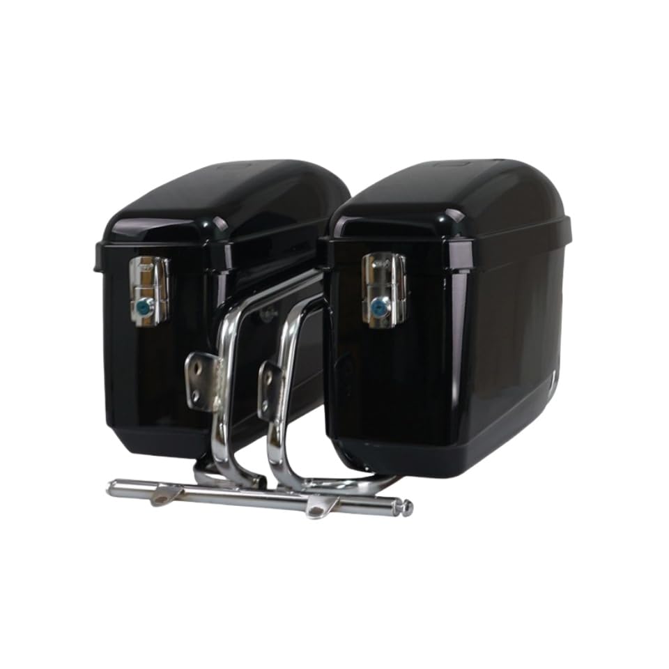 Amazon | ユニバーサルオートバイサイドボックス改造レトロ大型二輪