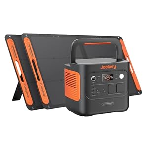 Jackery 2000 v2 Tragbare Powerstation mit 2 * 100W Solarpanel, 2042Wh Solargenerator mit 2200W Ausgang, LiFePO4 Batterie Schnellladung für Camping, Wohnmobil, Off-Grid