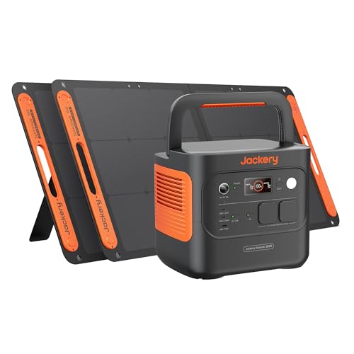 Jackery 2000 v2 Tragbare Powerstation mit 2 * 100W Solarpanel...