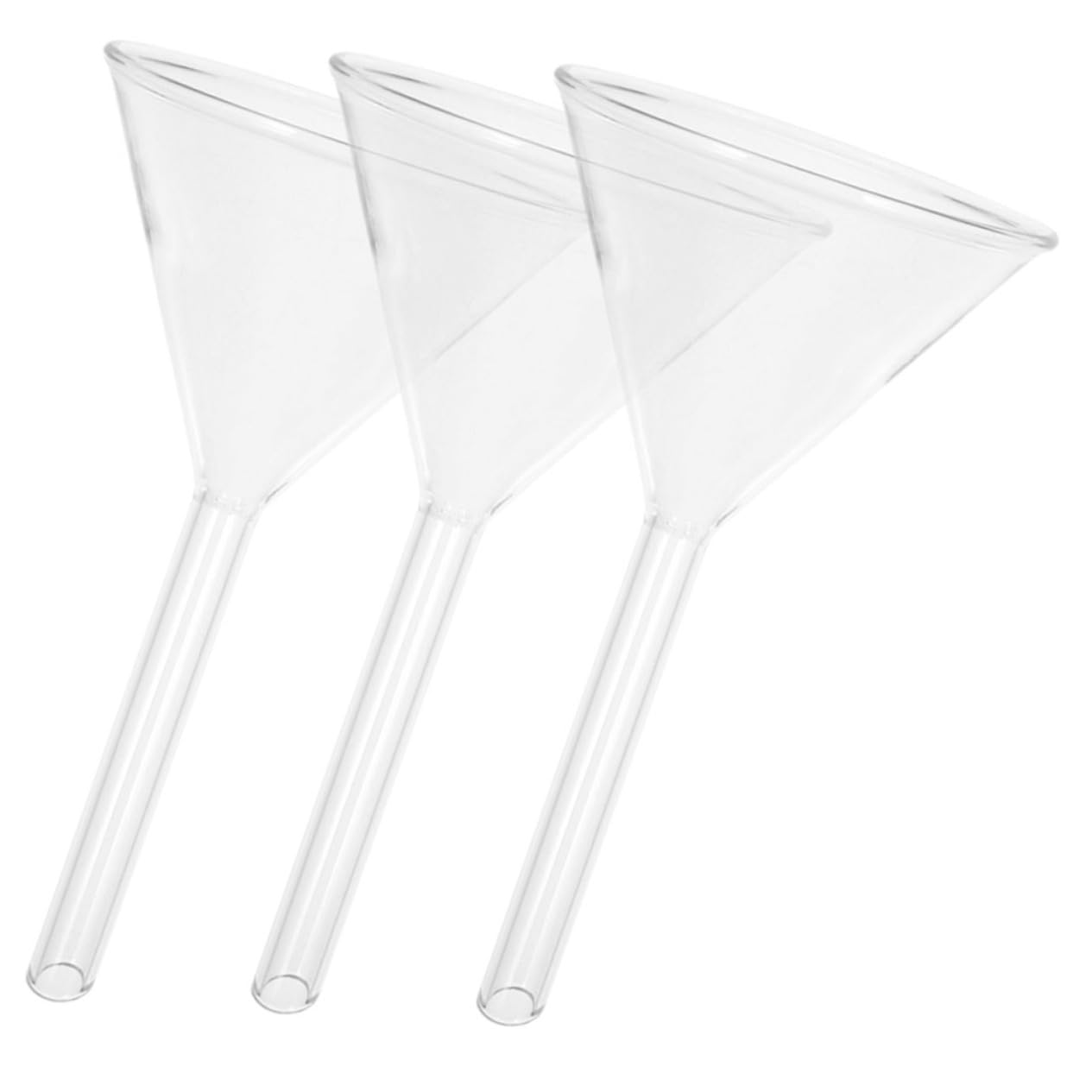 Gatuida 15stücke Teiliges Labor-trichter Glas Wissenschaftlicher Trichter Für Präzises Ausgießen Zum Übertragen Von Essenzen Hitzebeständig Und Tragbar