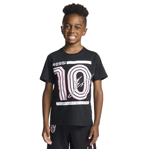 Boys' Lifestyle Short Sleeve T-Shirt, Slim-fit Graphic Tee, Cotton Blend Fabric