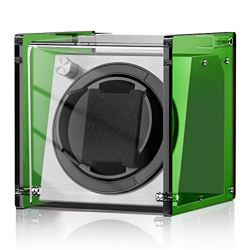 Image of Watch Winder Smith Acrylic Single Automatic Watch Winder - 12 O'Clock Upright Display, Ultra Quiet Performance for Large & Small Watches