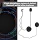 EMSea Helmmikrofon Kopfhörer Hartkabel Helm Headset 3,5mm Motorradhelm Intercom Headset für V4 V6 Motorradhelm Intercom
