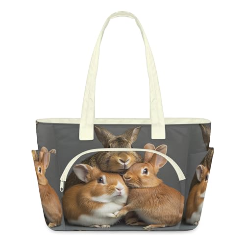 Sac fourre-tout cochon d'inde matelassé doux et léger pour votre quotidien