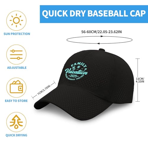 Made in US Family Vacation 2025 Matching Family Reunion Vibes Beach Golf hat Garde Cap for Son Mesh Back Baseball Caps for Golf4