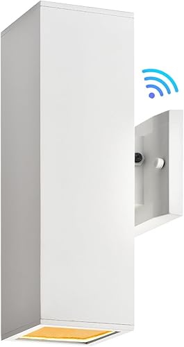 Miniatura 1 de wowlite Luces modernas para porche al aire libre, luces blancas para exteriores, luces de pared impermeables para exteriores, iluminación exterior