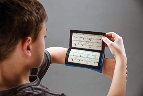 Image of Y23 - Football Wristbands - Wrist Coach - QB Wristband - Football Play Wristbands - Playbook Wristband