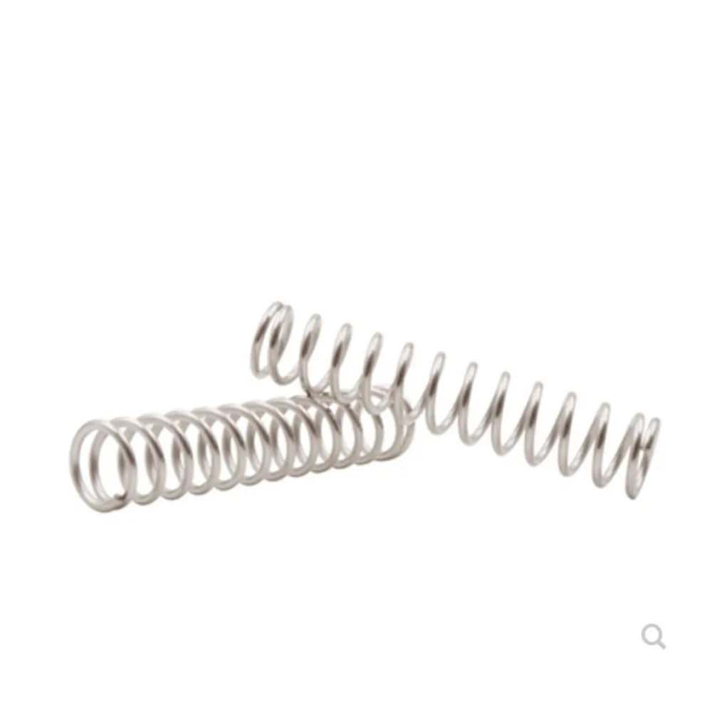 LOEASE 10-20Pcs/lot! 0.8mm Stainless Steel Compression Springs Available OD: 5/6/7/8/10/12/13/14/15mm | Length 10-50mm(30mm,10mm 20pcs)