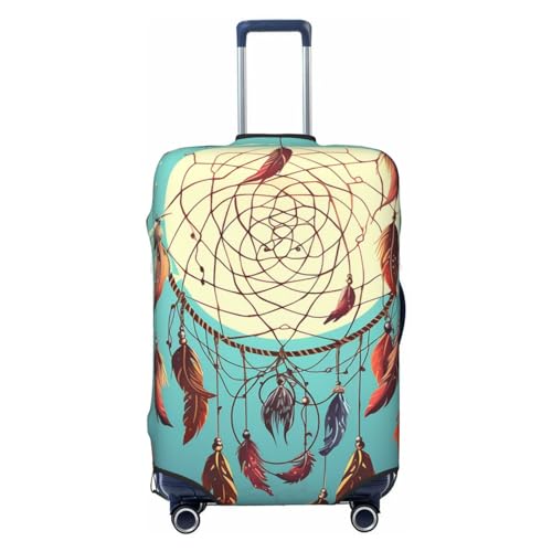 Ttetddd Funda para equipaje de viaje, cubierta de red de ensueño para maleta, protector de maleta de moda, se adapta a equipaje de 18 a 32 pulgadas, negro, pequeño, juego de equipaje, Black, M