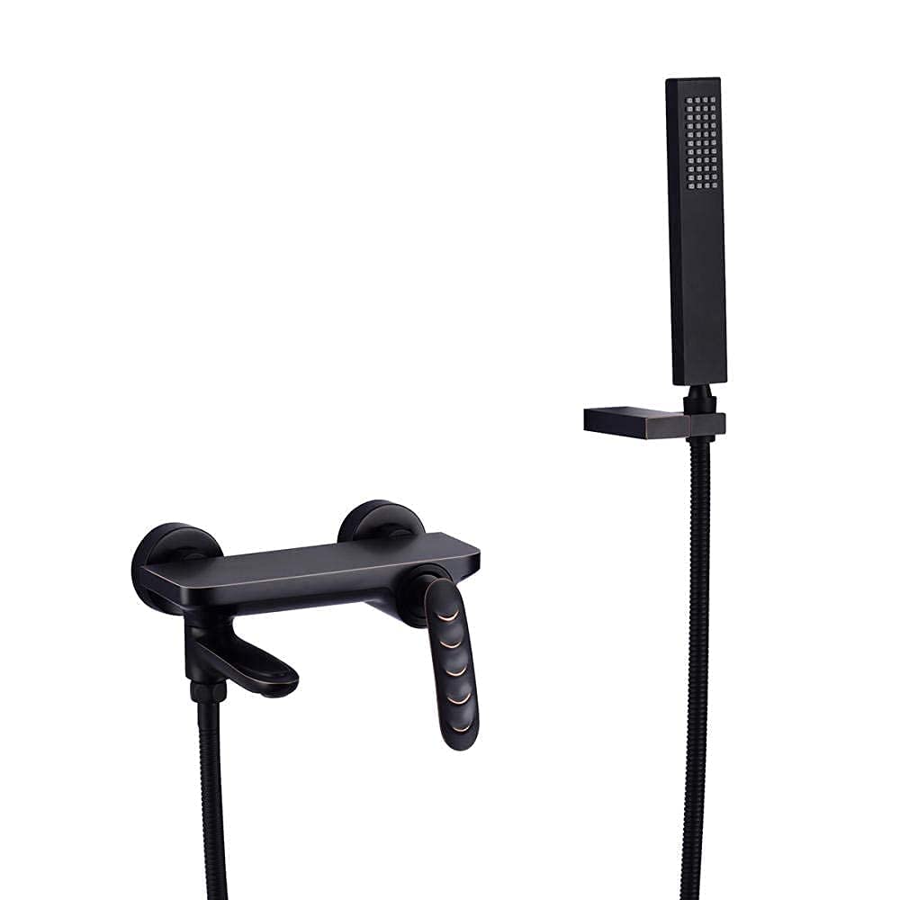 Robinet de bain de style bicolore avec douchette pour vos moments de détente et bien-être
