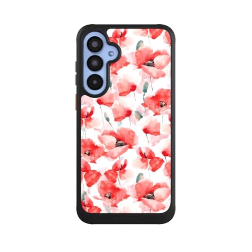 Coque Samsung A55 5G Protection Antichoc NIVOcore Coquelicot