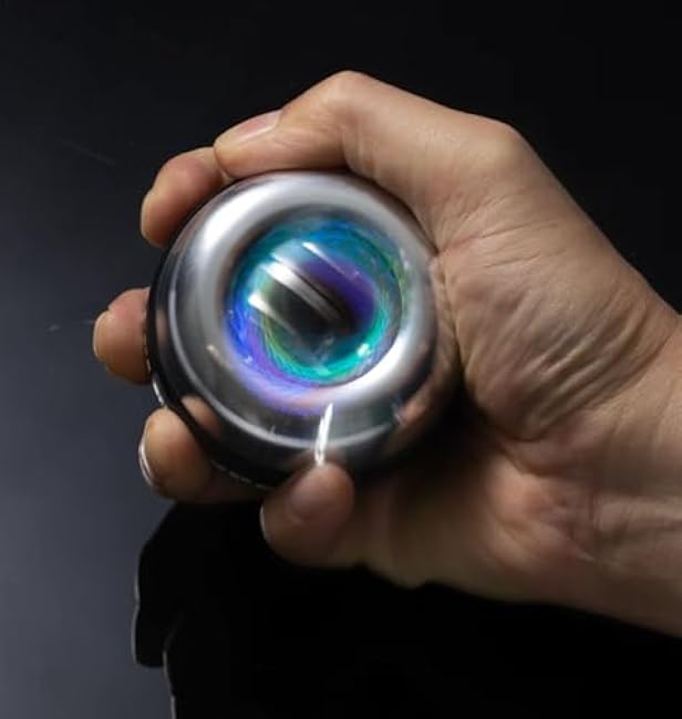 Gyro Ball Wrist Exerciser Auto-Start Wrist Trainer Ball Forearm Strengthener for Stronger Wrist Bones and Muscle