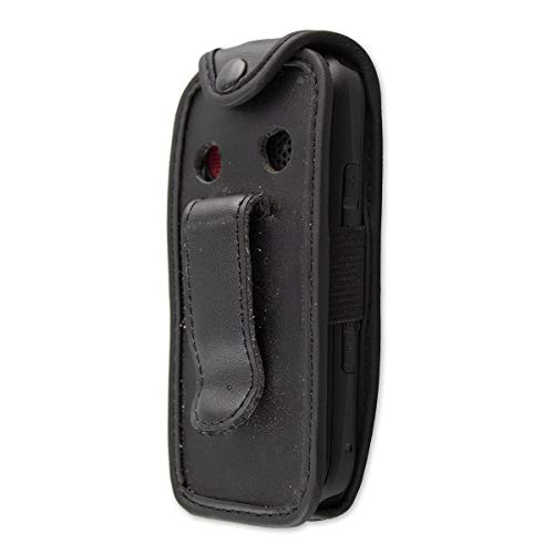 caseroxx Leather-Case with belt clip compatible with Swisstone BBM 320C made from genuine leather - Image 2