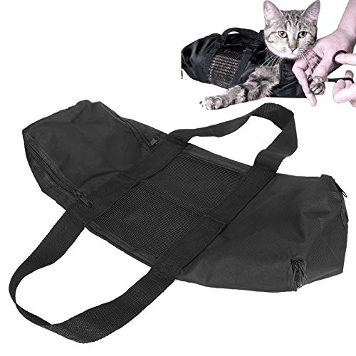 Cat Grooming Bathing Restraint Bag No Scratching Biting for Bathing Nail Trimming Injecting Examining Pet Cat Nail Clipping Cleaning Grooming Washing Shower Bath Bag