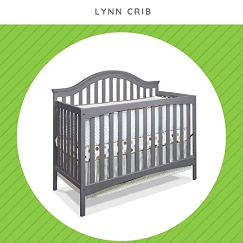 Image of Toddler Bed Safety Guard Rail for Sorelle Convertible Cribs - Solid Wood Rail for Convertible Crib to Toddler Bed Conversion - Safety Bed Rail for Children (Model #151, Gray)