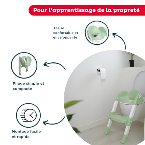 Réducteur WC Kiddyloo céladon Thermobaby - vue 6