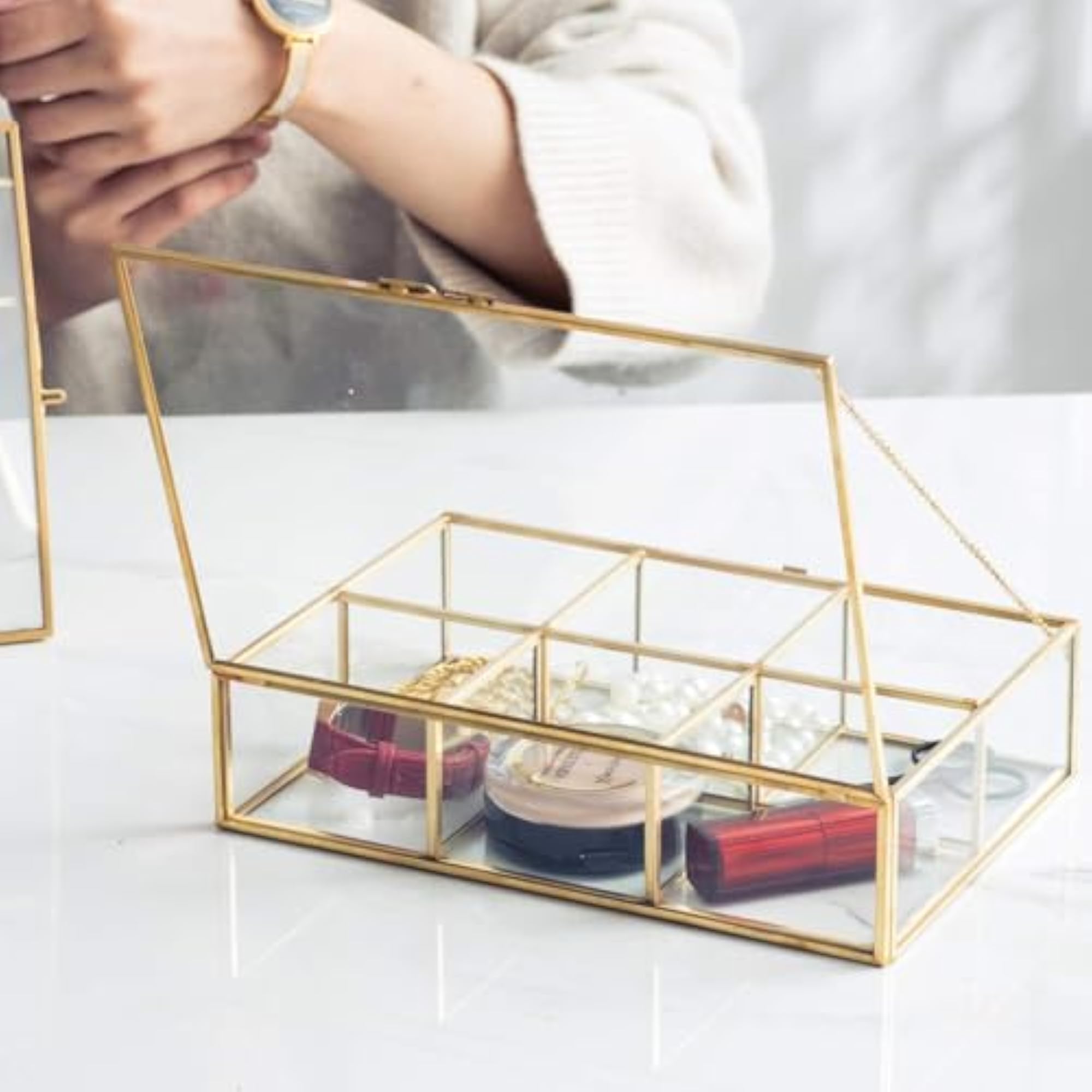Zaidinoox Women's Jewellery Storage Box, Elegant Design