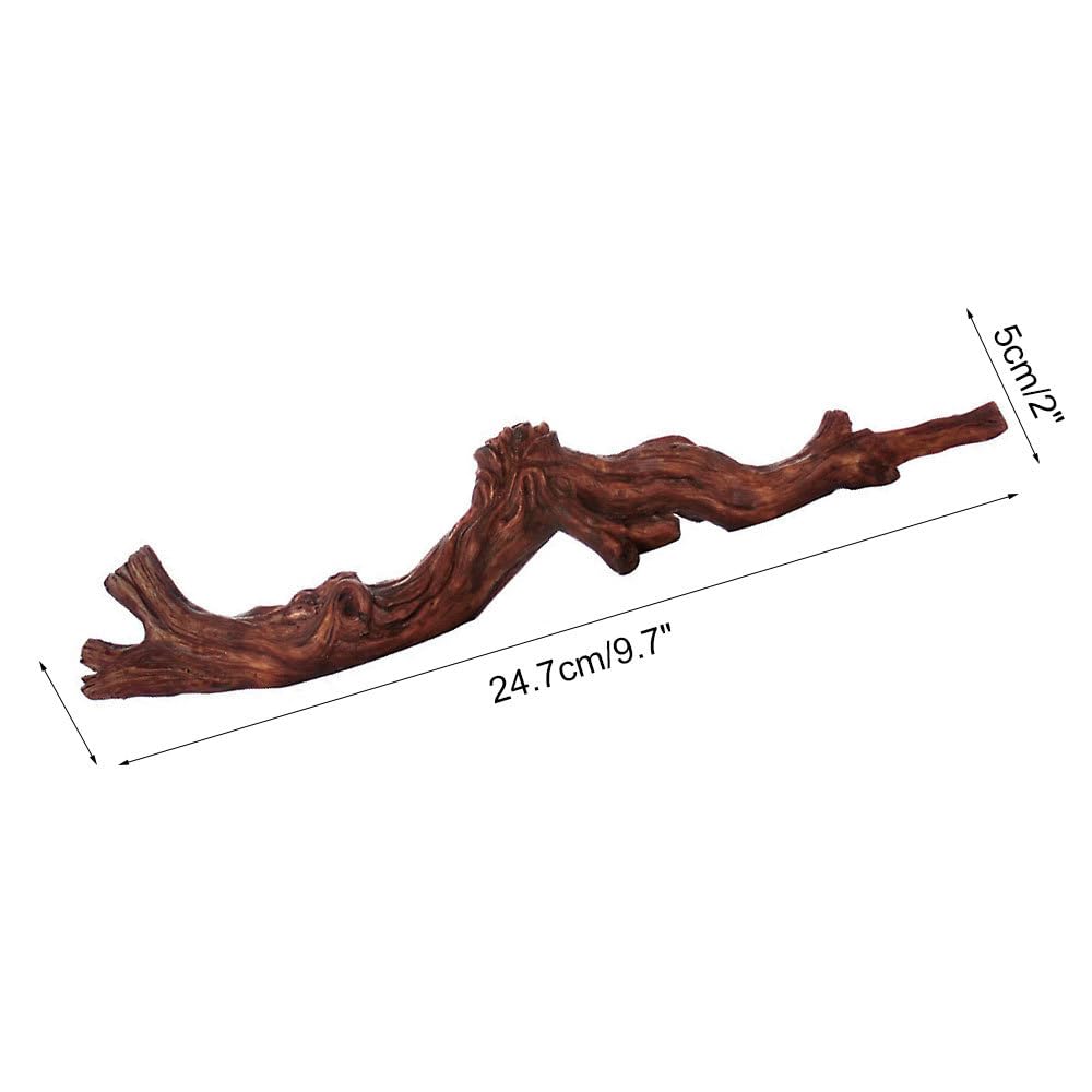 Snake Climbing Branch, Resin Climb Tree Branch Reptile Climbing Toy for Bearded Dragon Lizards Tortoises Snakes Frog Geckos - Image 3
