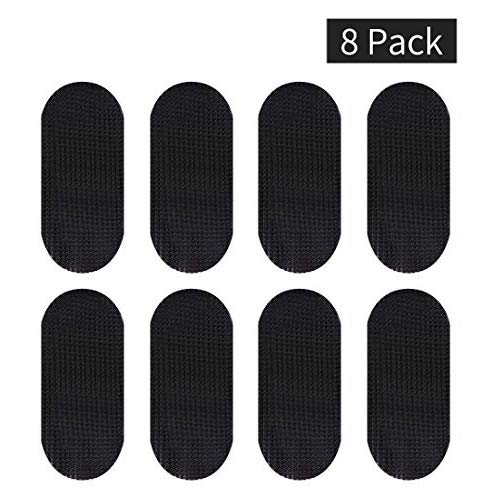 Barber Hair Grip Tools, 8 PCS Hair Holders, Hair Pads for Men&Women - Black