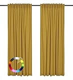 Der Stoff ist beidseitig (beide Seiten sind identisch) und leicht lichtdurchlässig, wodurch eine angenehme, halbdunkle Atmosphäre im Raum geschaffen wird. Das Gewebe fühlt sich gut an, ist pflegeleicht und gehört zu den Stoffen, die knitterfrei sind.