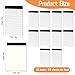TianFukj 10 Stück Notizblock A7, Notizblock Klein, Liniert Schreibblock, Mini Notizbuch, Kleine Notizbücher Ersatzblöcke für Arbeit Studie Büro Schule Haushalt (30 Blatt Pro Blocks)