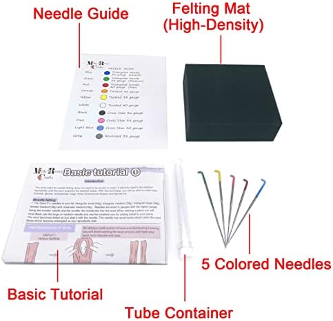 MillyRose Crafts Needle Felting Kit for Beginners Cacti Felting Kit Adult Craft Kit with Felting Needles Full Colour Instructions