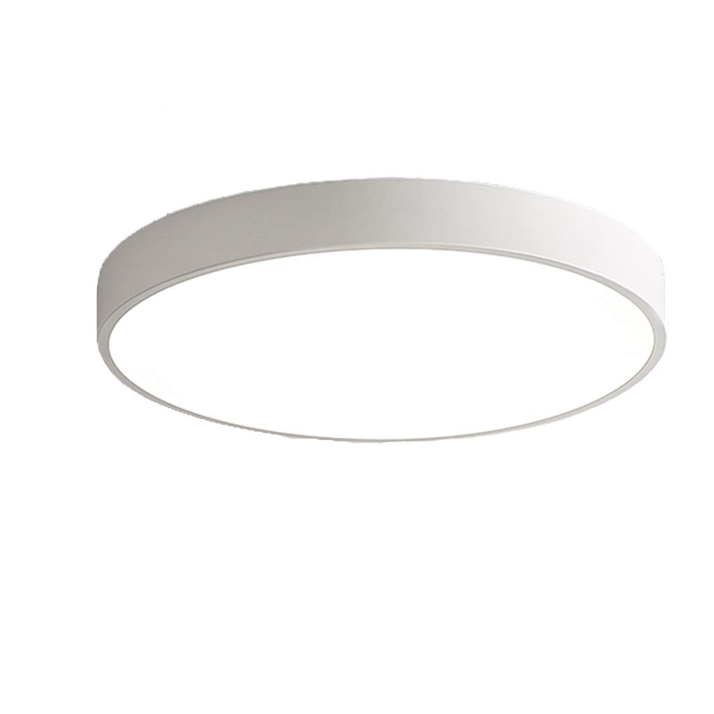 HynJGih Modern Minimalist Led Ceiling Lamp Round Creative Personality Dining Room Lamp Living Room Bedroom Study Room Lighting Atmosphere Home(White,50cm)