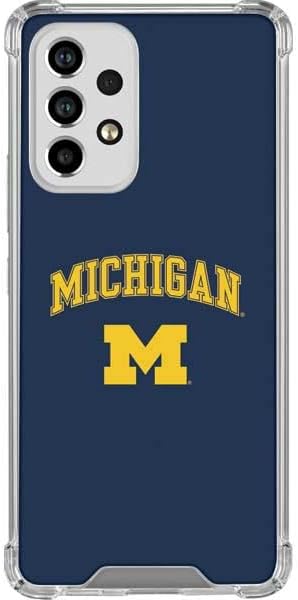 Skinit Clear Phone Case Compatible with Galaxy A53 5G - Officially Licensed University of Michigan M Logo Bold Design