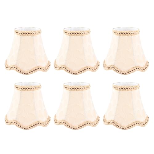 Abat-jour pour lustre lot de 6 abat-jour tissu pour applique lampe de chevet salon