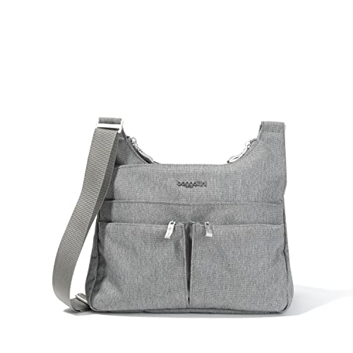 Image of Baggallini Crossbody Travel Bag 11x8.5 Lightweight Water-resistant Nylon Handbag