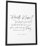 Papierschmiede® Bilder Home Kunstdruck mit Rahmen in A4 