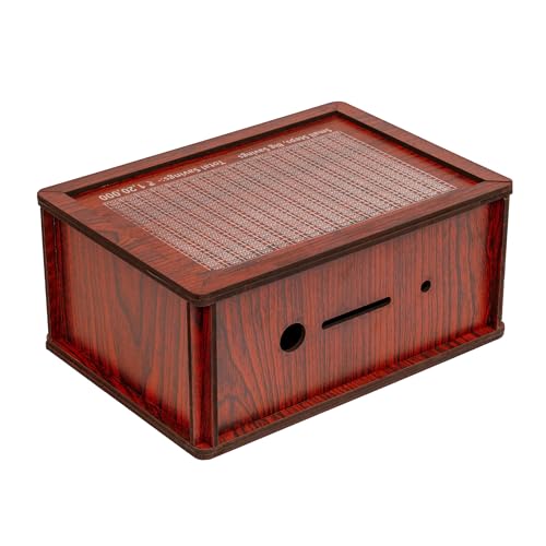 Image of ITOS365 Handmade Wooden Money Bank Piggy Bank | Coin Saving Box for Kids & Adults | Wooden Savings Box for Boys & Girls | Decorative Cash Bank | Gift Item for Home & Kids