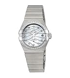 omega constellation 1960 Leuchtend Omega Constellation Coaxial Automatik Perlmutt Zifferblatt Damenuhr 123.15.27.20.55.002